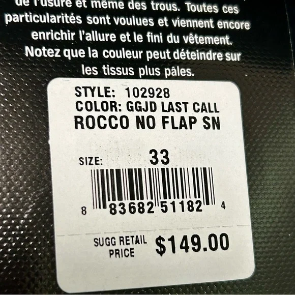 True Religion Sz 33 34 Dark Blue Jeans Rocco Relaxed Slim NWT - Picture 14 of 16